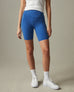 Women's Cotton Stretch Biker Short - Essential Blue